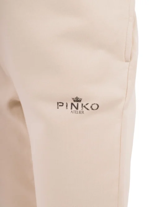 Spodnie dresowe damskie Pinko 100371 A27V beżowy