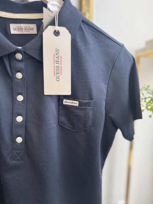 Polo damskie Guess Jeans W5RP47 KARS2 A71W DARING OCEAN