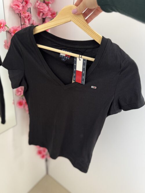 Koszulka damska Tommy Jeans black