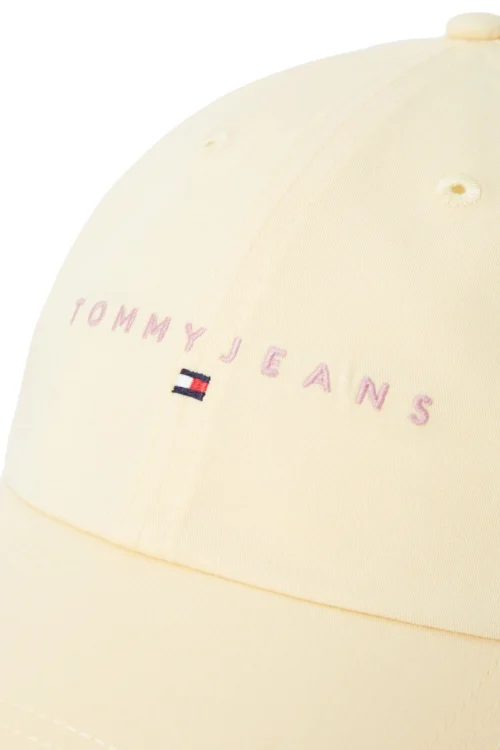 Czapka damska Tommy Jeans AW0AW16868 ZBG ŻÓŁTY
